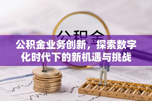 向阳公积金业务创新，探索数字化时代下的新机遇与挑战
