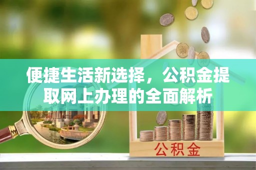 向阳便捷生活新选择，公积金提取网上办理的全面解析